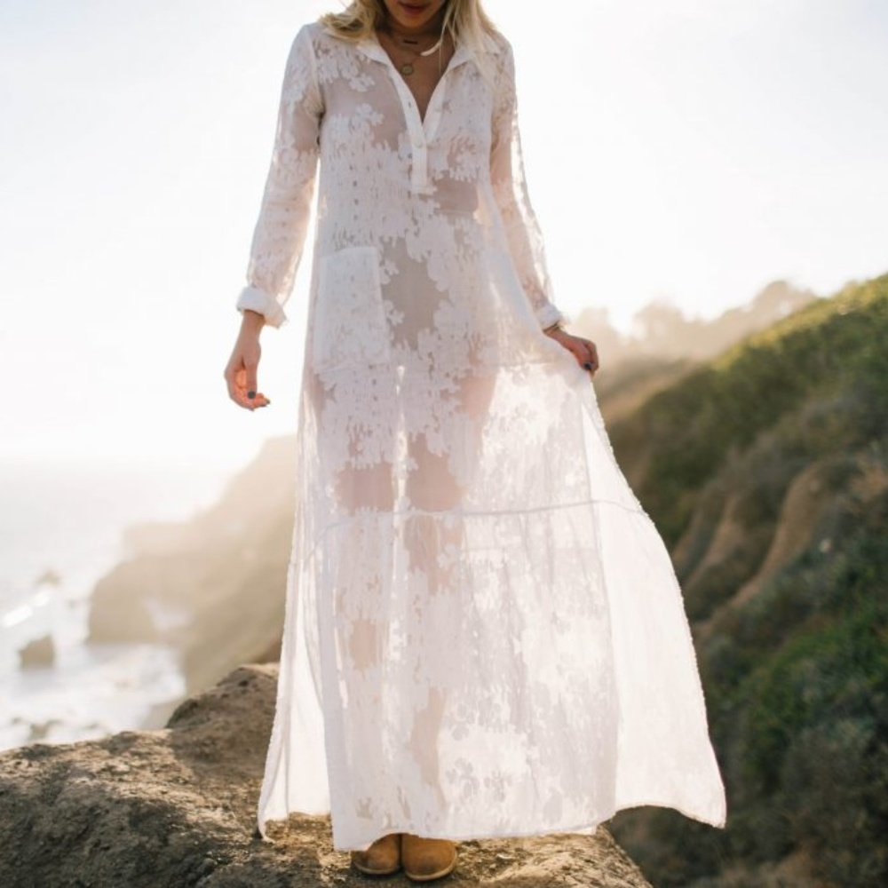 For Love & Lemons Breezy Maxi Dress